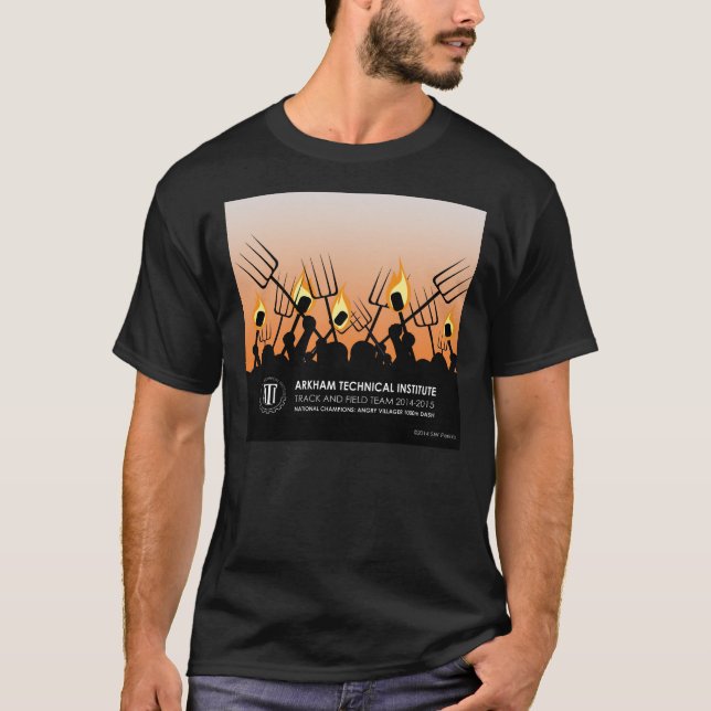 Arkham Tech spårar & sätter in Tee (Framsida)