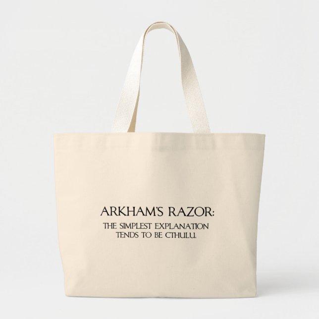 Arkhams rakkniv jumbo tygkasse (Framsidan)