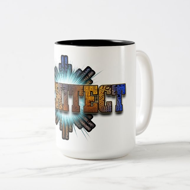 Arkitect DTW Architects Merch Två-Tonad Mugg (Framsida höger)