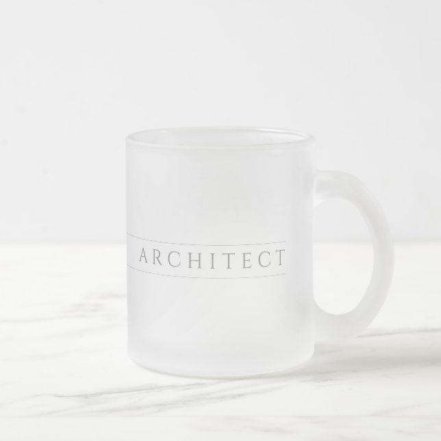 ARKITECT Frostat Glass Mugg / Grått (Höger)