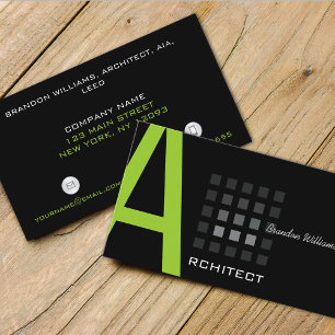 Arkitect Geometric Grid Visitkort