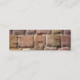 Arkitect Sandstone Mini Visitkort