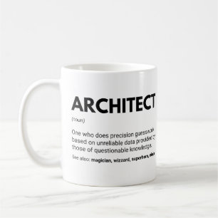 Arkitects Funny Ingenjör Definition Kaffemugg