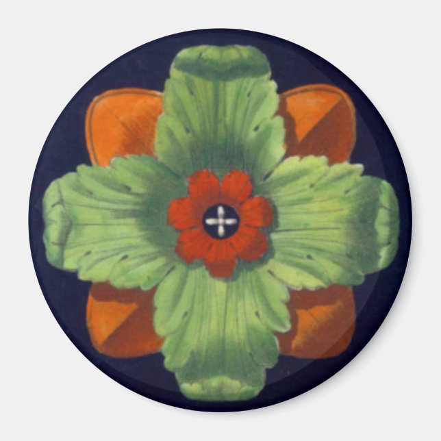 Arkitectural Rosette nr 4 Magnet (Framsidan)