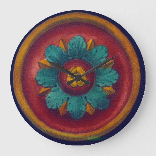 Arkitectural Rosette nr 5 Stor Klocka (Framsida)