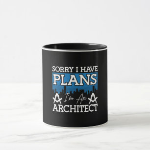 Arkitekt beklagar att jag har planerad arkitektur mugg