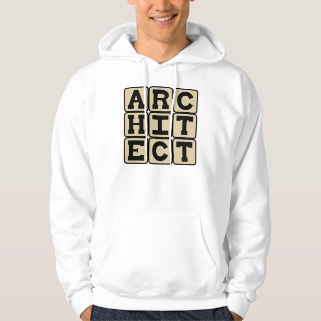 Arkitekt, byggnadsdesigner sweatshirt (Framsida)