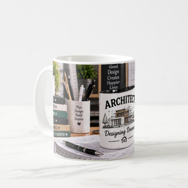 Arkitekt Designar Drömmar Mugg (Framsida vänster)
