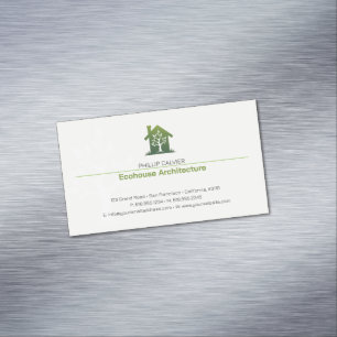 Arkitekt Eco Home Architect Magnetiska Visitkort