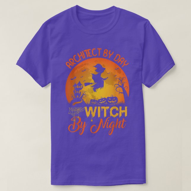 Arkitekt efter daglig stigning per nattarkitekt Ha T Shirt (Design framsida)