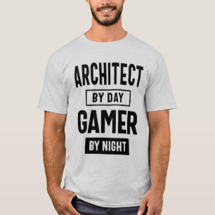 Arkitekt efter dagspelare per nattår t shirt
