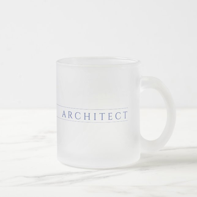 ARKITEKT Frostad Glas Mugg / Marinblå (Höger)