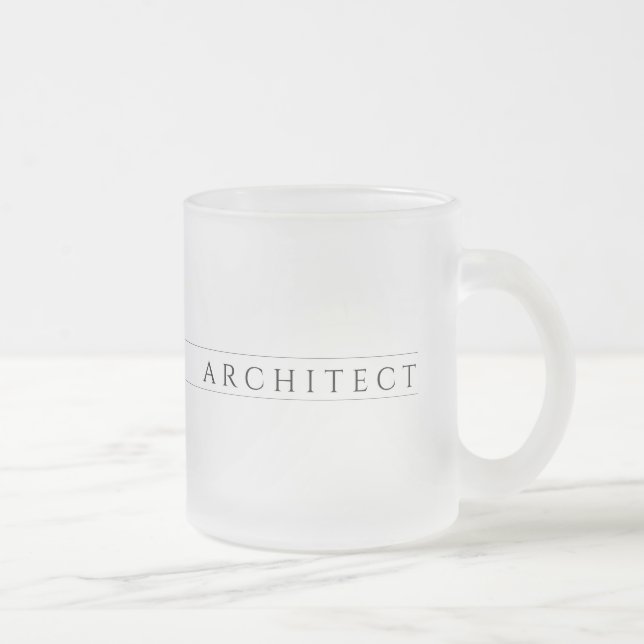ARKITEKT Frostad Glas Mugg / Svart (Höger)