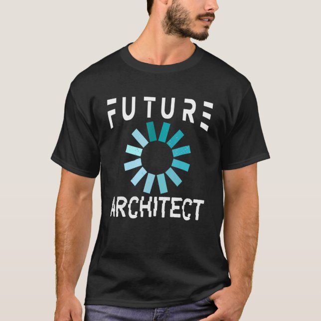 Arkitekt Future Architecture Student T Shirt (Framsida)