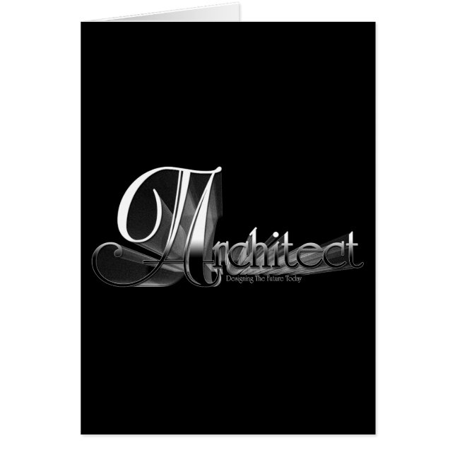 Arkitekt Hälsningskort (Framsidan)