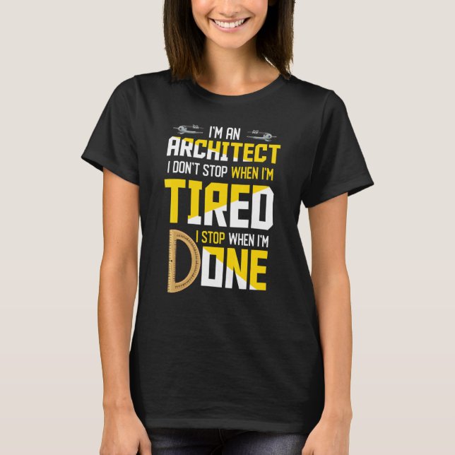 Arkitekt-inspirerad arkitektur relaterad arkitekt t shirt (Framsida)