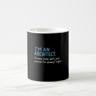 Arkitekt - jag är arkitekt kaffemugg