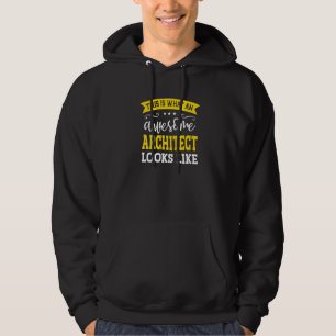Arkitekt Jobbtitel Anställd Rolig Arbetare Arkitek Hoodie
