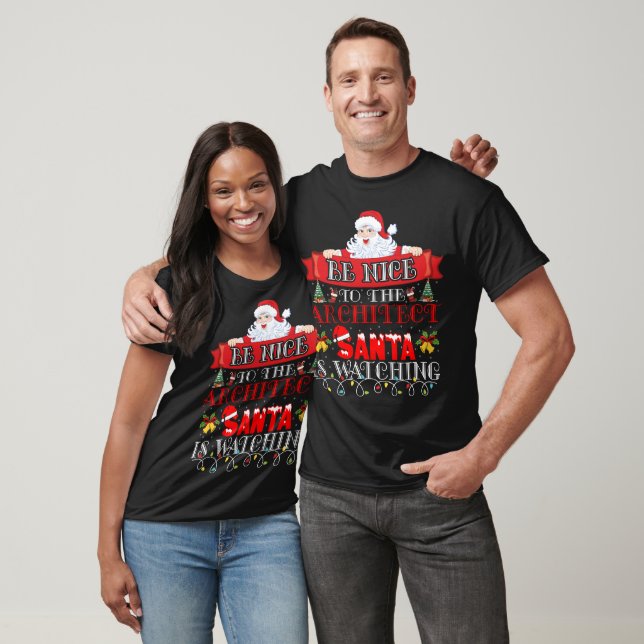 Arkitekt jul tomte present  t shirt (Unisex)
