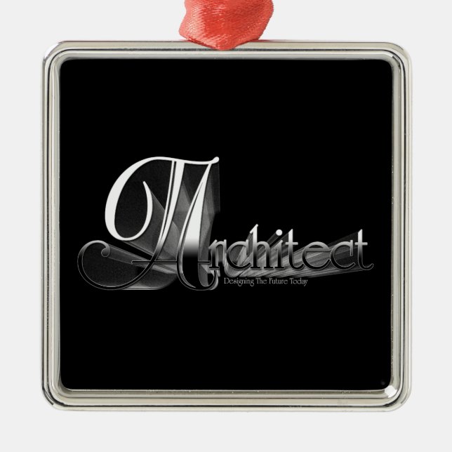 Arkitekt Julgransprydnad Metall (Framsidan)