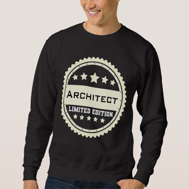 Arkitekt Lång Ärmad Tröja (Framsida)