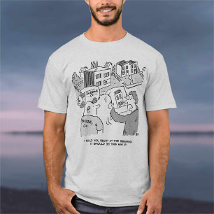 Arkitekt och byggare Tittar på House Plans T Shirt
