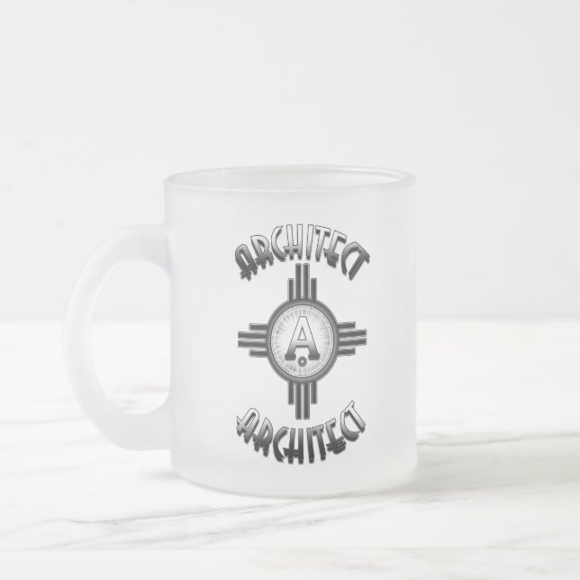 Arkitekt Retro - Arkitects Merch Frostad Glasmugg (Vänster)