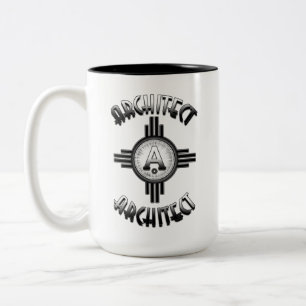 Arkitekt Retro - Arkitects Merch Två-Tonad Mugg