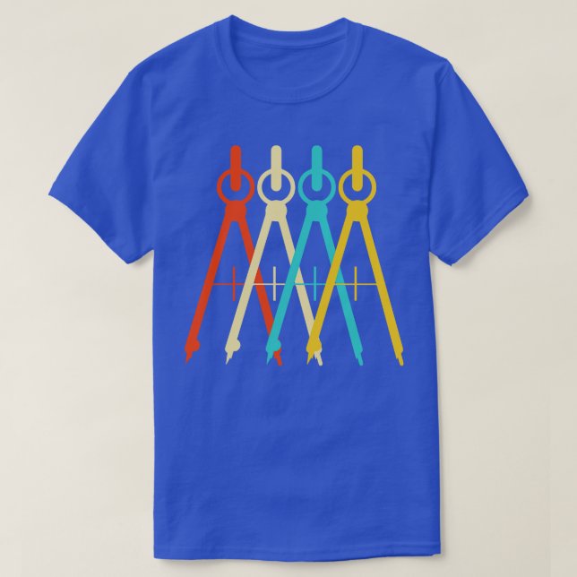 Arkitekt Shirt Vintage Retro Art Architect Archite T (Design framsida)