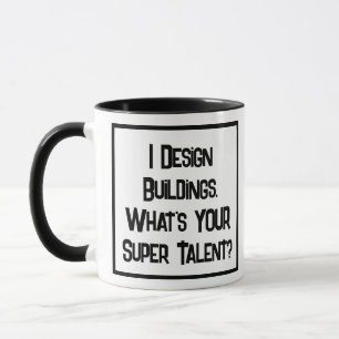 Arkitekt Super Talang. Två Tons Kaffemugg