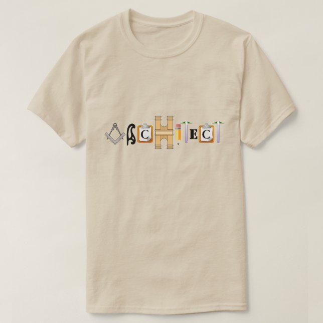 Arkitekt T Shirt (Design framsida)