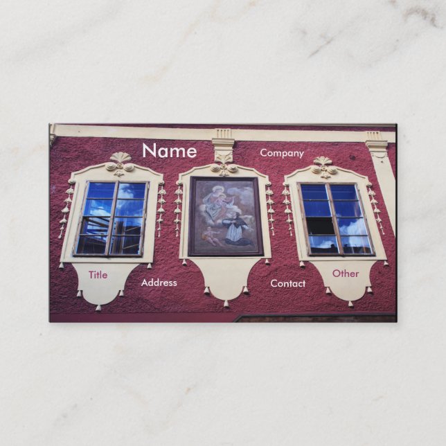 Arkitekt Windows I Visitkort (Framsida)