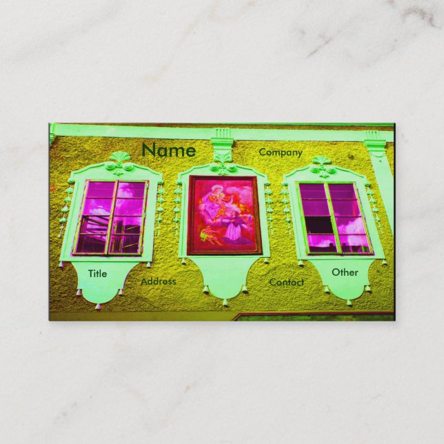 Arkitekt Windows IV Visitkort (Framsida)