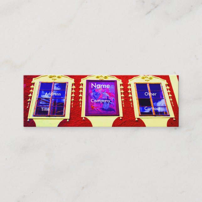 Arkitekt Windows V Mini Visitkort (Framsida)