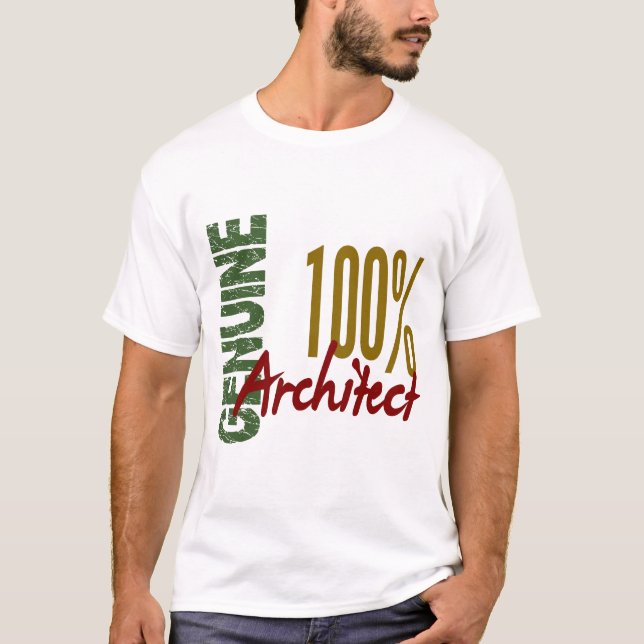 Arkitektäkta 100% t-shirt (Framsida)