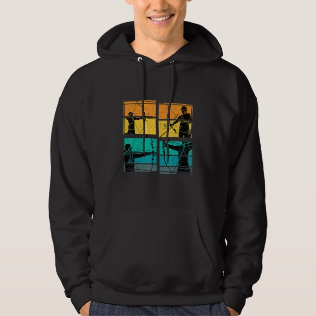Arkitektararkitekturens Retro-Vintage Hoodie (Framsida)