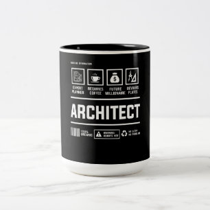 Arkitektarhandledning - Manar Gift Två-Tonad Mugg