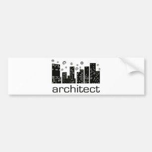 Arkitektbyggnader kyler design! bildekal