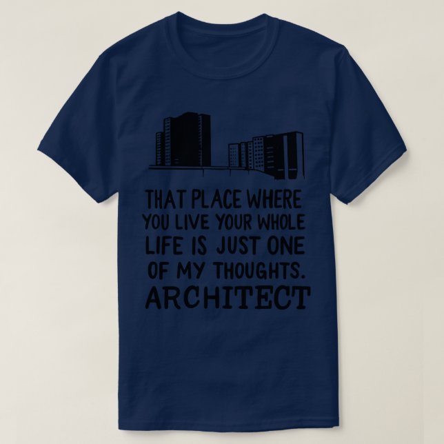 Arkitektdefinition T Shirt (Design framsida)