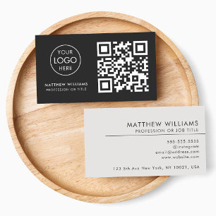 Arkitektens QR-Logotyp, modern Visitkort