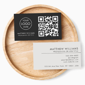 Arkitektens QR-Logotyp, modern Visitkort