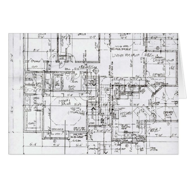 Arkitekter allt! hälsningskort (Framsidan Horizontal)