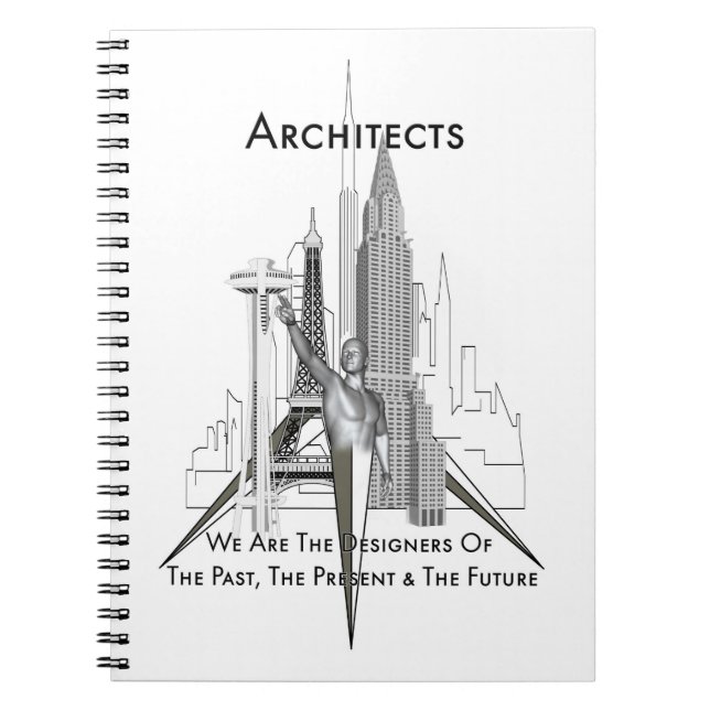 Arkitekter Anteckningsbok Med Spiral (Framsidan)