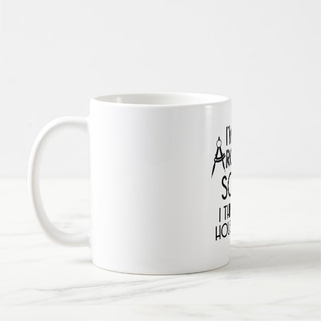 Arkitekter| Arkitekturforskaryrke Gift Kaffemugg (Vänster)