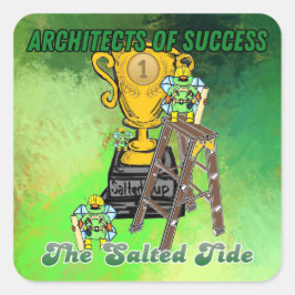 Arkitekter av 2024 Salted Champs Sticker Fyrkantigt Klistermärke