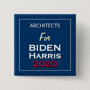 Arkitekter för BIDEN HARRIS Square Kampanj Knapp