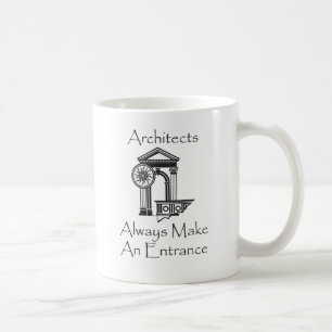 Arkitekter gör alltid en hänrycka kaffemugg