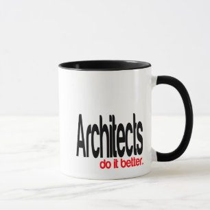 Arkitekter gör det bättre att skämta Mugg