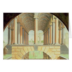 Arkitektonisk Capriccio Hälsningskort