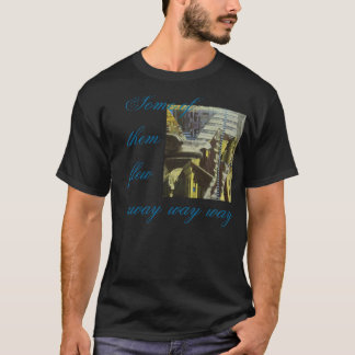 Arkitektonisk collage för NYC T-shirt
